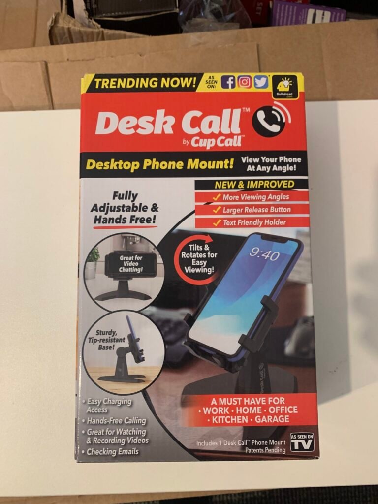 Mobile Holder Bulbhead - Desk Call by Cup Call - Desktop Phone Mount - Fully Adjustable - Image 5