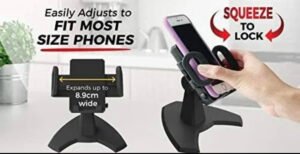 Mobile Holder Bulbhead - Desk Call by Cup Call - Desktop Phone Mount - Fully Adjustable - Image 3