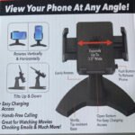 Mobile Holder Bulbhead - Desk Call by Cup Call - Desktop Phone Mount - Fully Adjustable