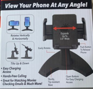 Mobile Holder Bulbhead - Desk Call by Cup Call - Desktop Phone Mount - Fully Adjustable
