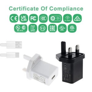 Safety Mark PSB Certificate Type G Plug USB a Power Adapter 5V 1A 5V 2A Charger - Image 5