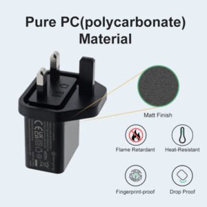 Safety Mark PSB Certificate Type G Plug USB a Power Adapter 5V 1A 5V 2A Charger - Image 2