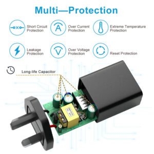 Safety Mark PSB Certificate Type G Plug USB a Power Adapter 5V 1A 5V 2A Charger - Image 4