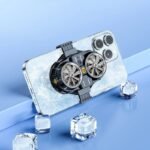 GMX53 Dual Fan Dual Core Semiconductor Cooling Phone Cooler with Temperature Display