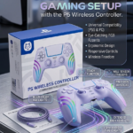 P5 Wireless Controller with RGB Lighting & Hall Sensor Triggers