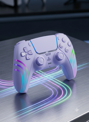 ⁦P5 Wireless Controller with RGB Lighting & Hall Sensor Triggers⁩ - الصورة ⁦2⁩