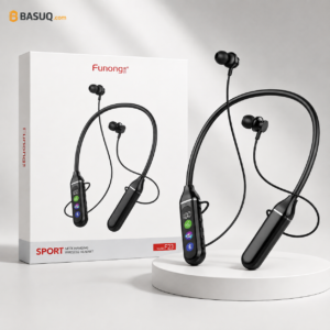FUNONG F23 Wireless Neckband Headset – Sport Bluetooth Earphones - Image 5