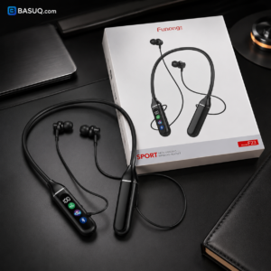 FUNONG F23 Wireless Neckband Headset – Sport Bluetooth Earphones - Image 2