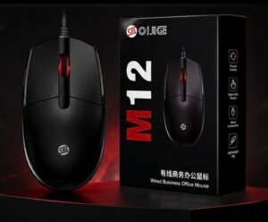 OIJGE M12 Wired Business Office Mouse Short Description A sleek and comfortable wired mouse designed for everyday office work, study, and general computer use. Its ergonomic design provides smooth and comfortable handling for long hours of use. Product Features * Brand: OIJGE * Model: M12 * Type: Wired USB Mouse * Weight: 78g ± 5g * Size: 115 × 63 × 36 mm * Input: 5V ⎓ 100mA * Connection: USB Wired * Design: Ergonomic and lightweight * Best For: Office work, studying, browsing, and everyday computer use Website Marketing Text Smooth Control. Comfortable Design. Everyday Performance. The OIJGE M12 Wired Mouse combines a simple, modern design with comfortable handling, making it a practical choice for work, study, and daily computer use.